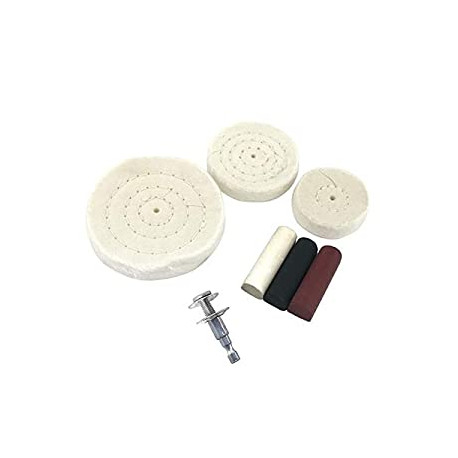 7-Piece Buffing Kit with 3 Compound
