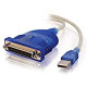 USB to Parallel Printer Cable