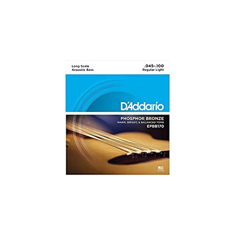 D'Addario EPBB170 Phosphor Bronze Acoustic Bass Strings