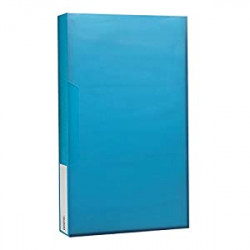 144-Pocket Poly Cover Space Saver Photo Album, Blue