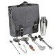11-Piece Cocktail Shaker Set with Bartender Bag