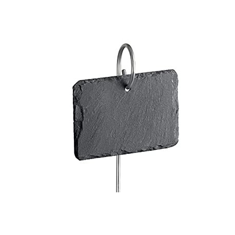 Set 4 of 5-Pack Natural Style Slate Plant Labels (4" x 2 3/4")