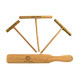 4-Piece Natural Beechwood Crepe Spreader & Spatula Set