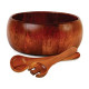 Acacia Wood Salad Bowl Set, Laroda