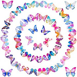 50 Pcs Butterfly Clips 90s Butterfly Hair Clip Alligator