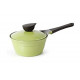 Eela 1.9qt Nonstick Ceramic Coated Saucepan with Integrated Steam Vent Ceramic Lid
