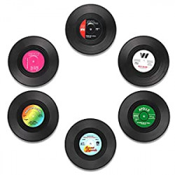 Set of 6 Drink Coasters with Gift Box