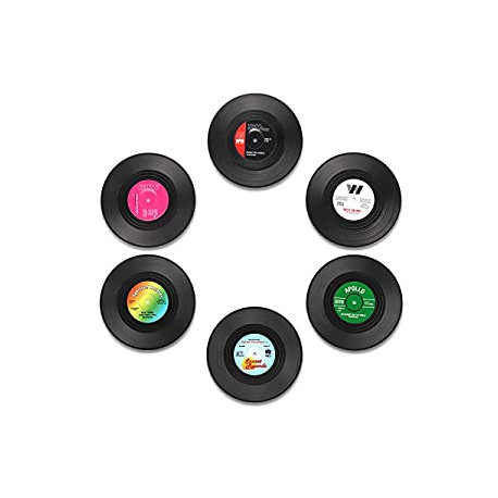 Set of 6 Drink Coasters with Gift Box