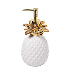Soap Dispenser, White/Gold