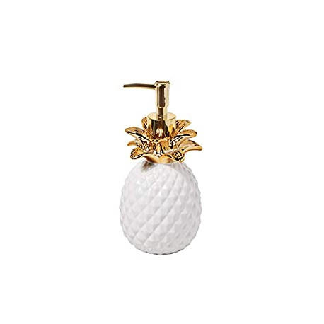 Soap Dispenser, White/Gold