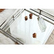 12 x 12 x 2-Inch Square Stainless Steel Mirror Holder