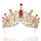 Tiaras Gold Rhinestone Queen Crown