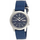 Men's SNK807 SEIKO 5 Automatic Stainless Steel Watch with Blue Canvas Band