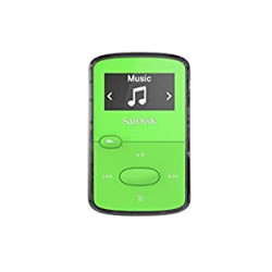 SanDisk 8GB Clip Jam MP3 Player, Green