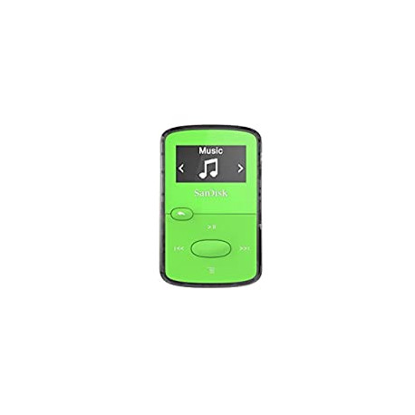 SanDisk 8GB Clip Jam MP3 Player, Green