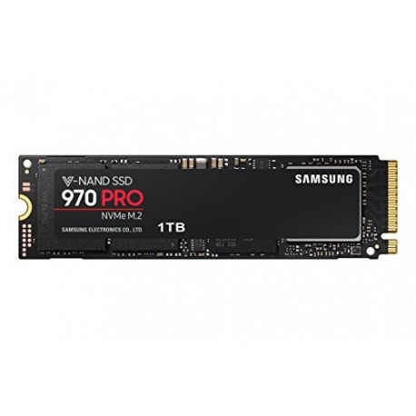 Samsung 970 PRO Series - 1TB PCIe NVMe - M.2 Internal SSD Black/Red (MZ-V7P1T0BW)