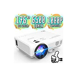 6500Lumens Portable Projector for Home Theater Entertainment