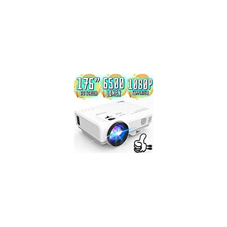 6500Lumens Portable Projector for Home Theater Entertainment
