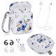 Airpods Case - Airspo 7 in 1 Airpods Accessories Set Compatible