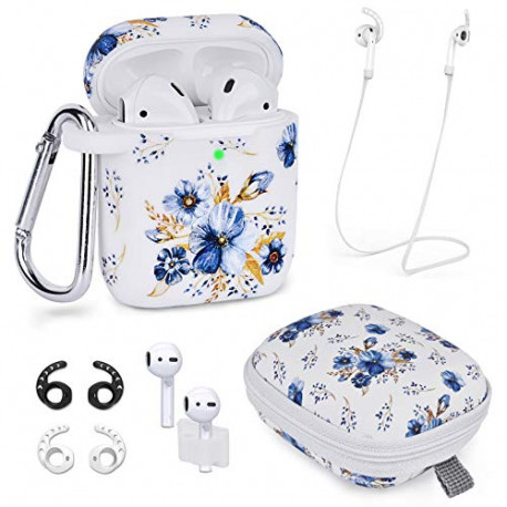 Airpods Case - Airspo 7 in 1 Airpods Accessories Set Compatible