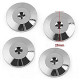 4PCS Silver Speaker Isolation Spikes Floor Protectors Shoes Mats 5x25mm 24K