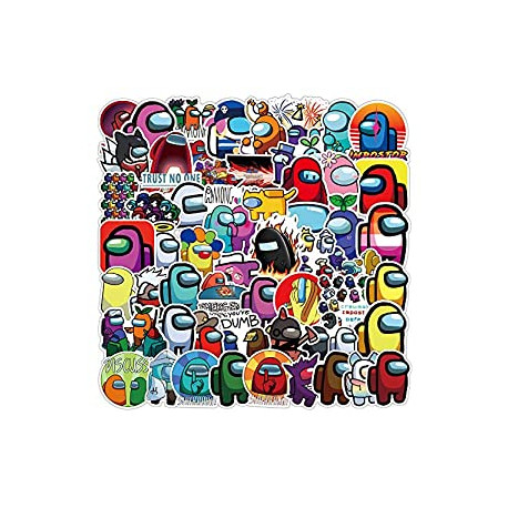 100 Pcs Graffiti Anime Waterproof Trendy Adult Stickers