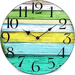 14" Silent Large Wall Clock Battery Operated Non-Ticking