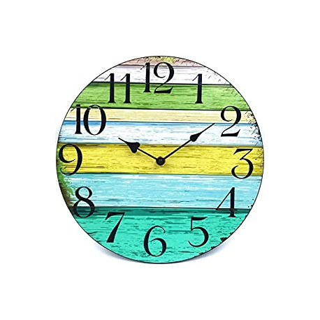 14" Silent Large Wall Clock Battery Operated Non-Ticking