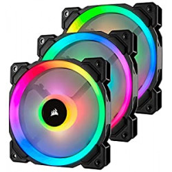 LL120 RGB 120mm Dual Light Loop RGB LED PWM Fan 3 Fan Pack