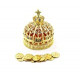 Elegant Wedding Gold Crown
