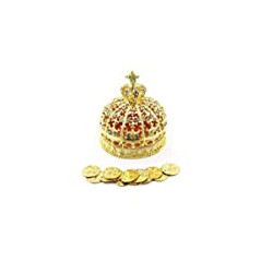 Elegant Wedding Gold Crown