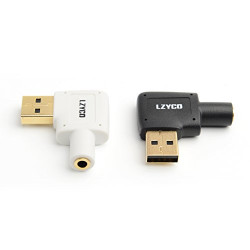 USB Audio Adapter 2 Packs,USB to Audio Jack External Stereo Sound Card
