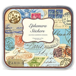 Cavallini Decorative Stickers Ephemera, Assorted