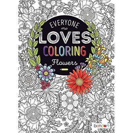 Bendon 48673 Flowers Advanced Coloring Book
