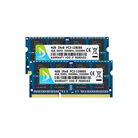 8GB Kit (2 X 4GB) 2RX8 PC3-12800