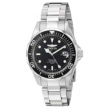 Quartz Stainless Steel Diving Watch, Color:Silver-Toned (Model:8932)
