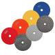 7 Pcs for Concrete Marble Stone Polish,7 Pads Mix 50 to 3000 Grit