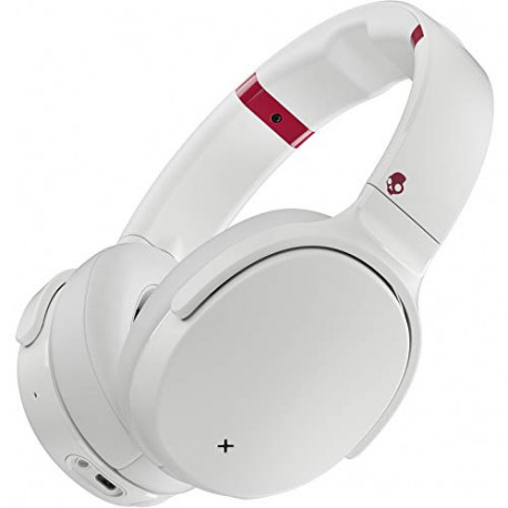 Skullcandy Venue Wireless ANC Over-Ear Headphone - White/Crimson