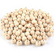 300 Pieces 16mm Natural Wood Beads