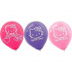 Hello Kitty Rainbow, 6-Count, Printed Balloons