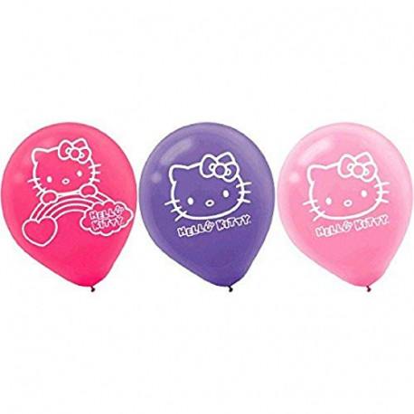 Hello Kitty Rainbow, 6-Count, Printed Balloons