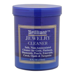 8 Oz Jewelry Cleaner with Cleaning Basket and Brush