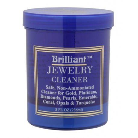 8 Oz Jewelry Cleaner with Cleaning Basket and Brush