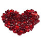 Big Red Glass Crystal Stone