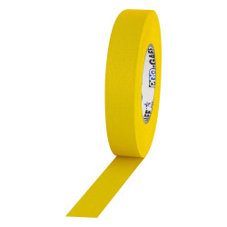 Pack 20 of Tape With Rubber Adhesive, 11 mils Thick, 55 yds Length, Yellow (Pack of 1)
