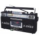 QFX J-22UBK ReRun X Radio and Cassette to MP3 Converter - Black
