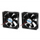 2Pcs 92x 92x 25mm 24V CPU Cooler