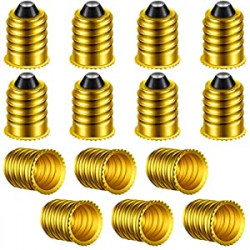 Pack 15 of E14 to E12 Adapter Converter