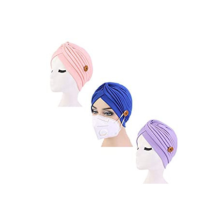 Button Headbands, Side Button Caps Hats
