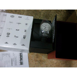 Tissot mens Le Locle Stainless Steel Dress Watch